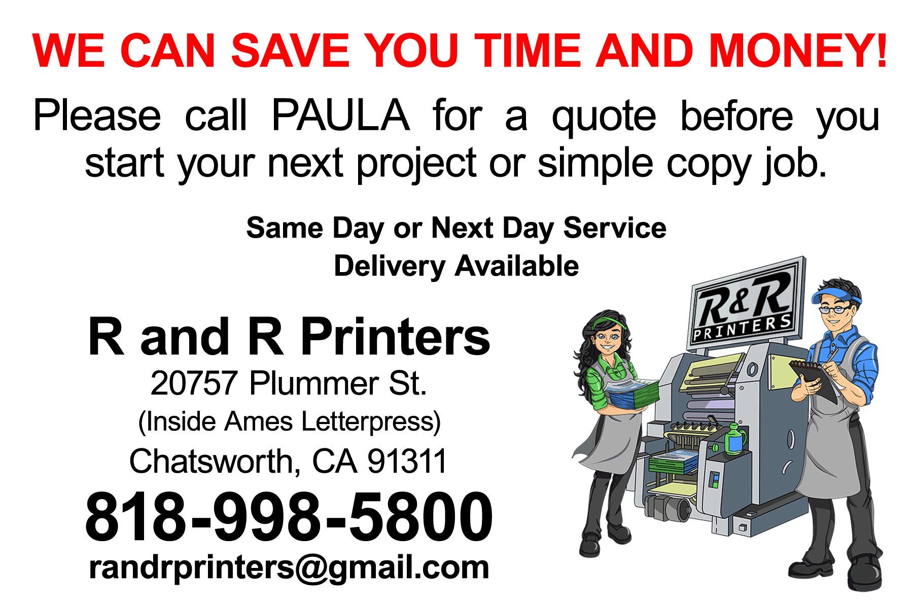 R and R Printers
